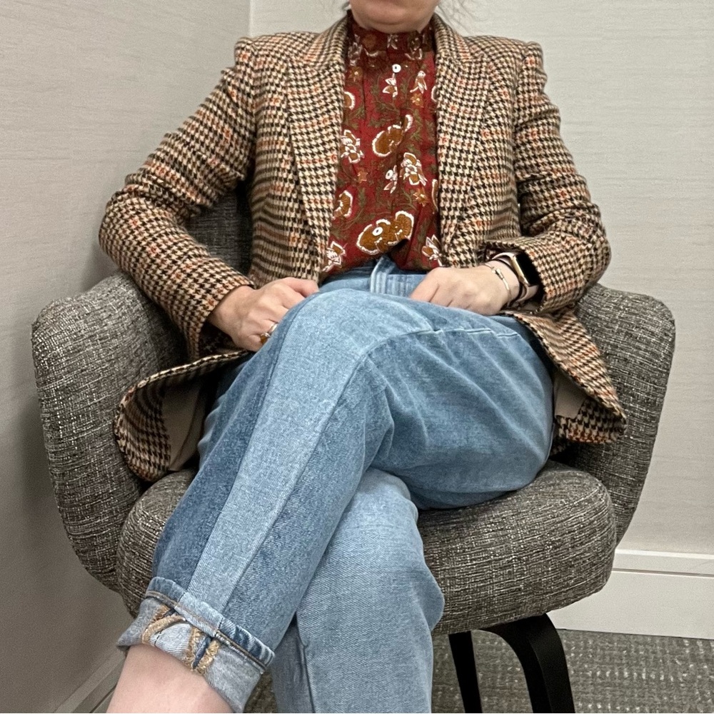 Veronica Beard Patchwork Charlie Barrel Jeans 26 - image 1